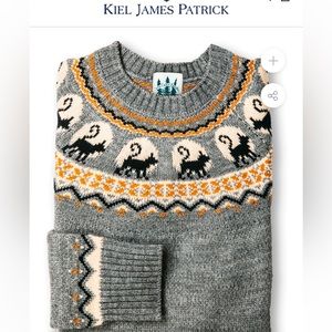 Kiel James Patrick Black Cat Sweater